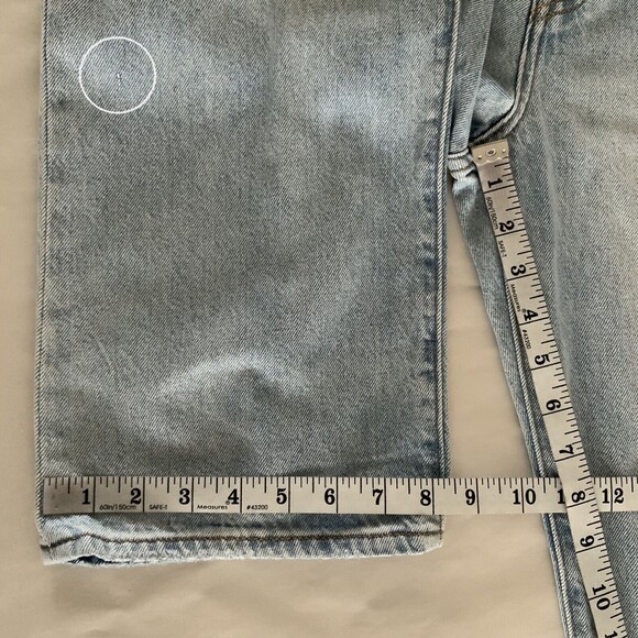 Levi’s Premium Ribcage Straight Ankle Blue 28 - Picture 6 of 13